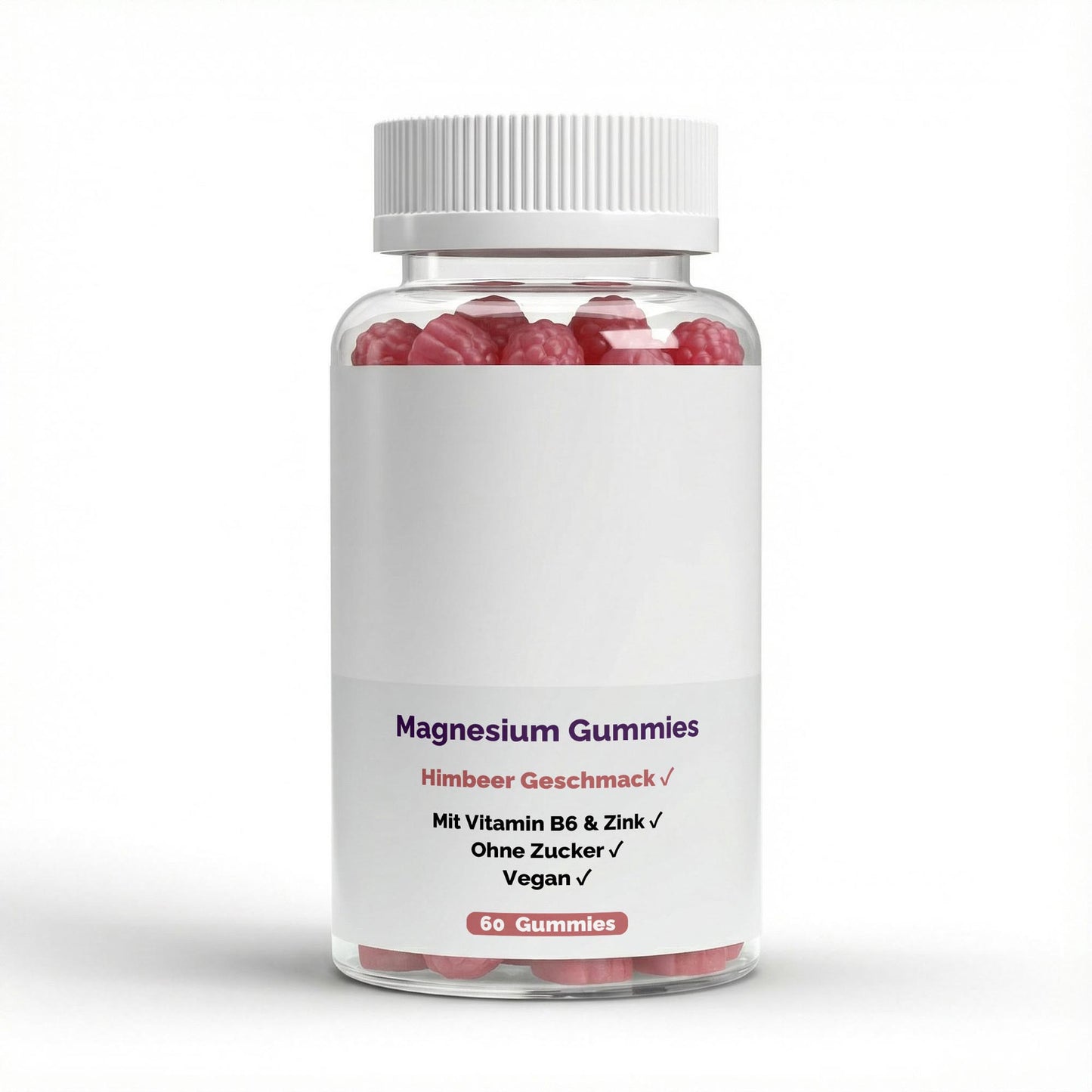 Magnésium+ Zinc + B6 - 60 gummies